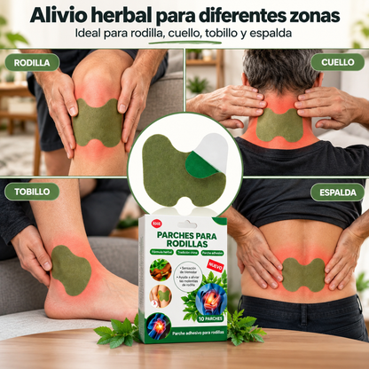 Pack de 10 Parches para el Dolor de Rodilla