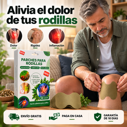 Pack de 10 Parches para el Dolor de Rodilla