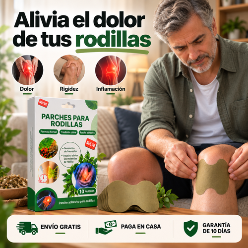 Pack de 10 Parches para el Dolor de Rodilla