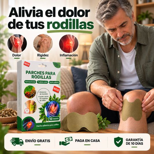 Pack de 10 Parches para el Dolor de Rodilla